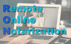 Remote online notary services for legal documents in the USA
